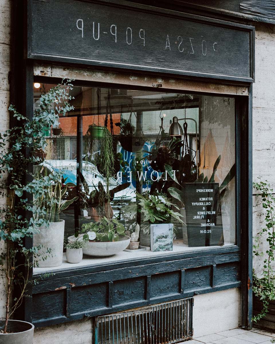 home decor flower shop wild flower bar